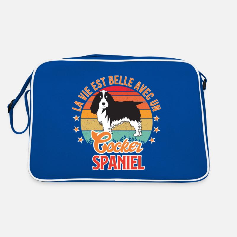 Cocker SPANIEL Sac Retro