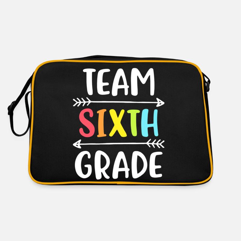 Team Sixth Grade Funny 6th Back To School Teacher Retro Bag