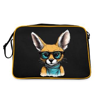 Roro le fennec - Sac Retro - noir/or - Dos