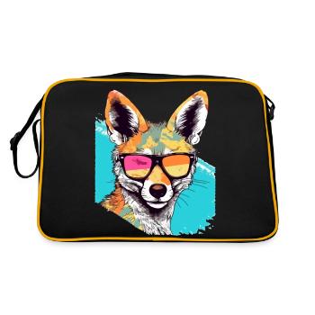 Jacky the jackal - Retro Bag - black/gold - Back