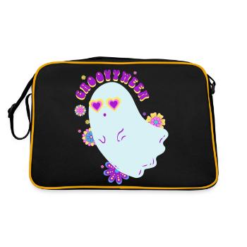 groovy gosh - Retro Bag - black/gold - Back
