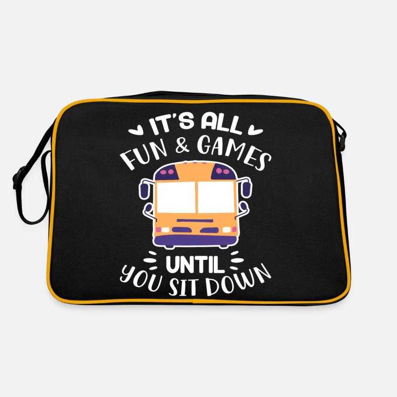 It's all fun and games until you sit down Retro Bag