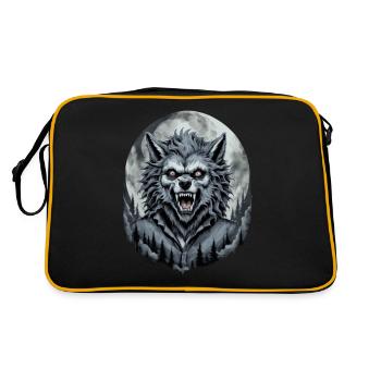 WEREWOLF teen 5 - Retro Bag - black/gold - Back
