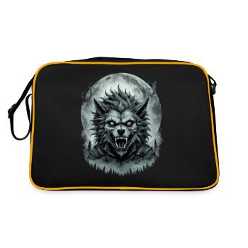 WEREWOLF teen 6 - Retro Bag - black/gold - Back