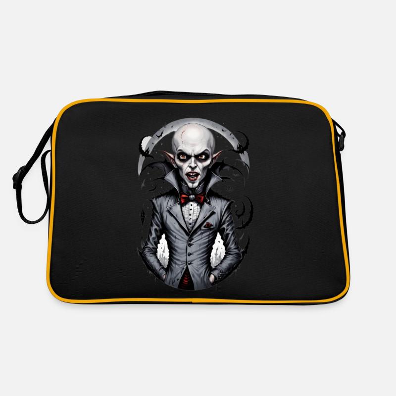 Ein lächelnder Vampir 3 Retro Tasche