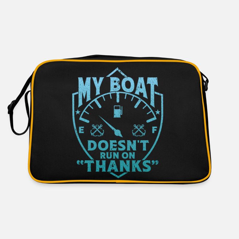 My Boat Doesn't Run On Thanks Retro Tasche