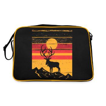Kuusamo Finland Into The Wild #6 - Retro Bag - black/gold - Back