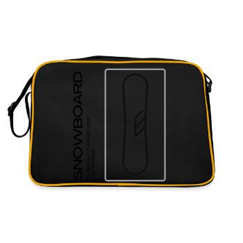 Snowboard - Oubliez vos soucis ! - Sac Retro - noir/or - Dos