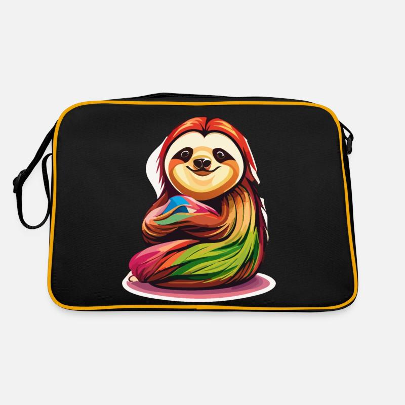 Cuddly Sloth Retro Bag