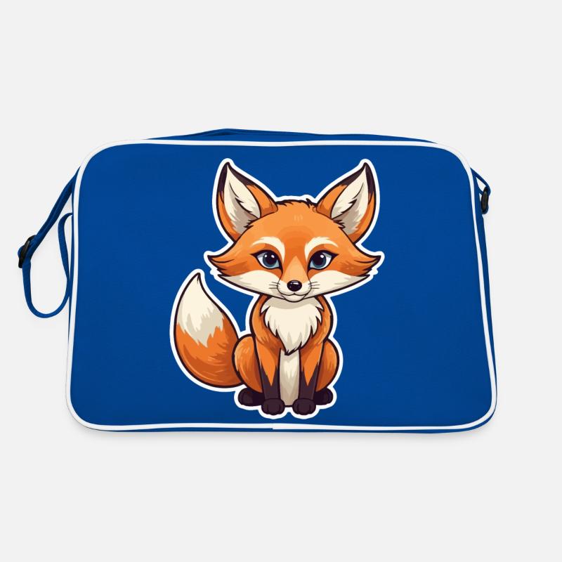 Fox Illustration Retro Bag