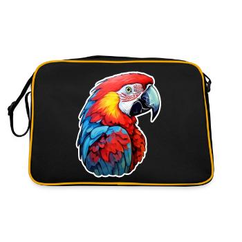 Parrot - Retro Bag - black/gold - Back