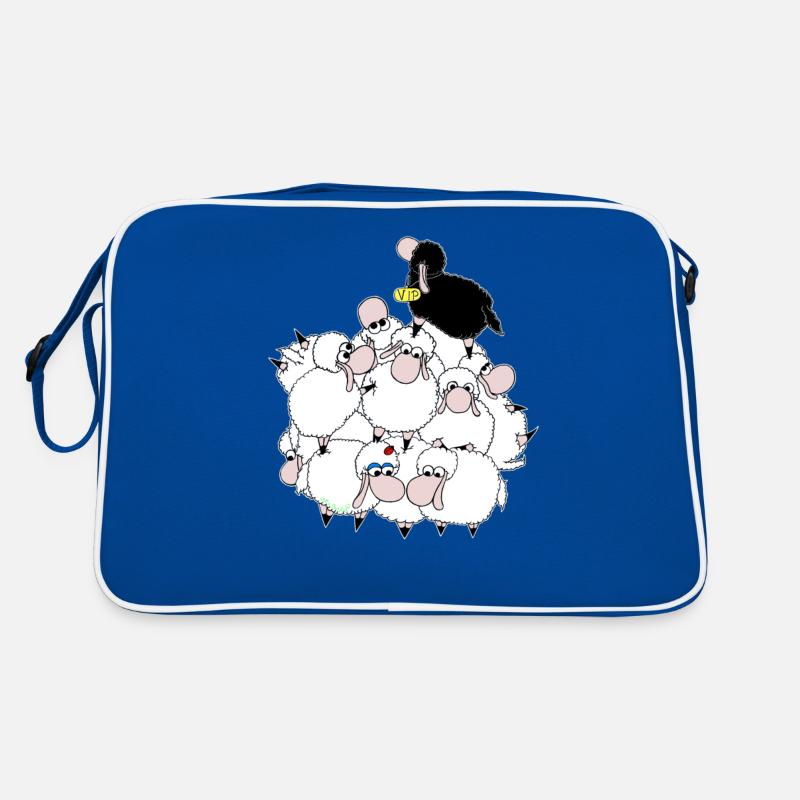 Teil der Herde von Wolly Sheepling Gaming Retro Tasche