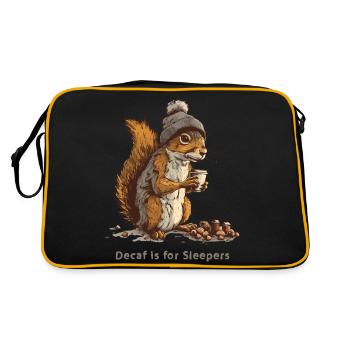 Decaf ice cream for Sleepers - Retro Bag - black/gold - Back
