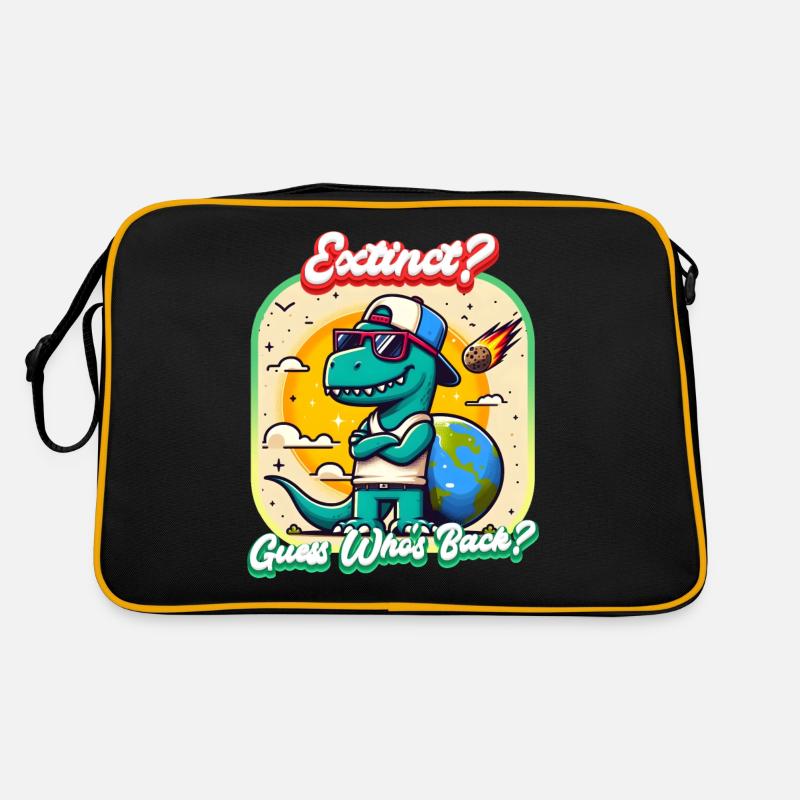 Éteint? Devinez qui est de retour ? - Sac Retro - noir/or