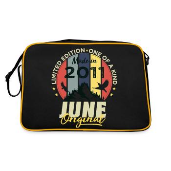 Juin 2011 Cadeau Anniversaire Juin 2011 Juin 2011 - Sac Retro - noir/or - Dos