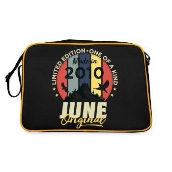 Juin 2010 Cadeau Anniversaire Juin 2010 Juin 2010 - Sac Retro - noir/or - Dos