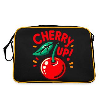 Cherry Up - Retro Bag - black/gold - Back