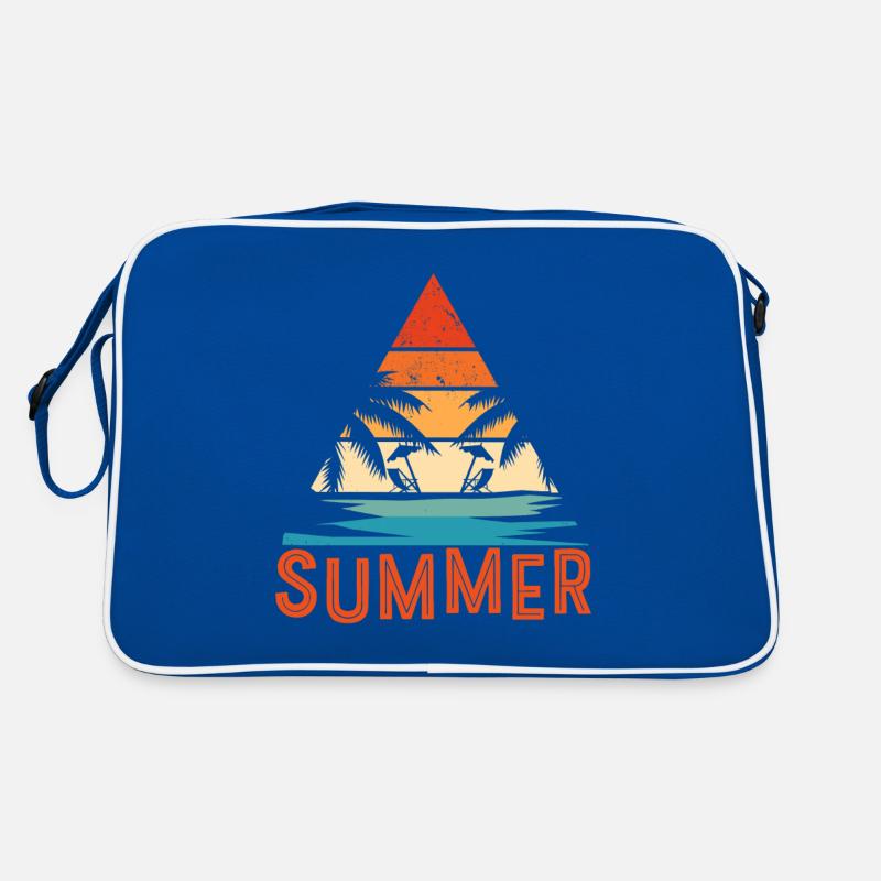 Summer vibes palm tree Retro Bag