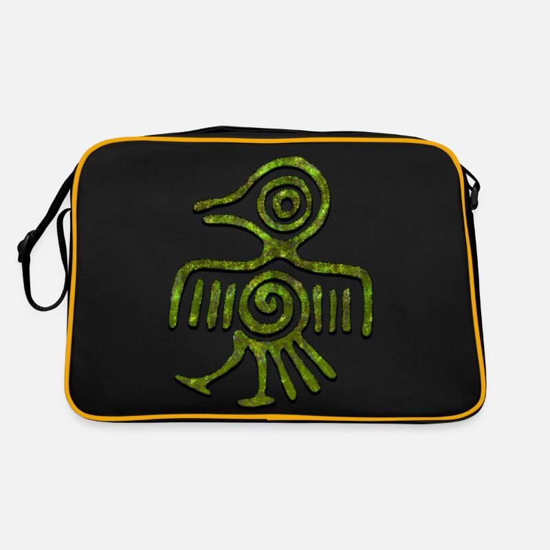 maya mexico aztec mexican tribar indian skull inca Retro Bag