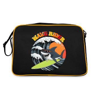 wave riderr - Sac Retro - noir/or - Dos