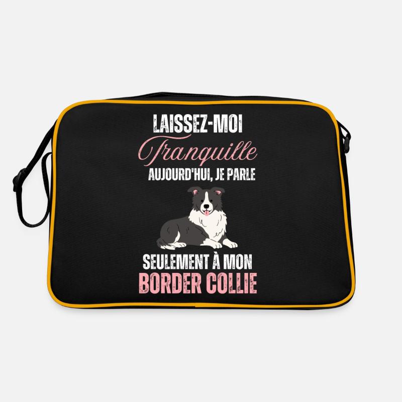 Border collie Sac Retro