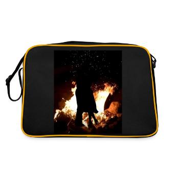 Premier Baiser en feu - Sac Retro - noir/or - Dos