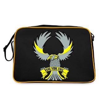 Adler Veni vidi vici - Sac Retro - noir/or - Dos