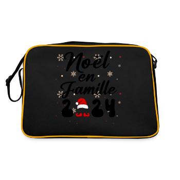 Noël en famille 2024 - Sac Retro - noir/or - Dos