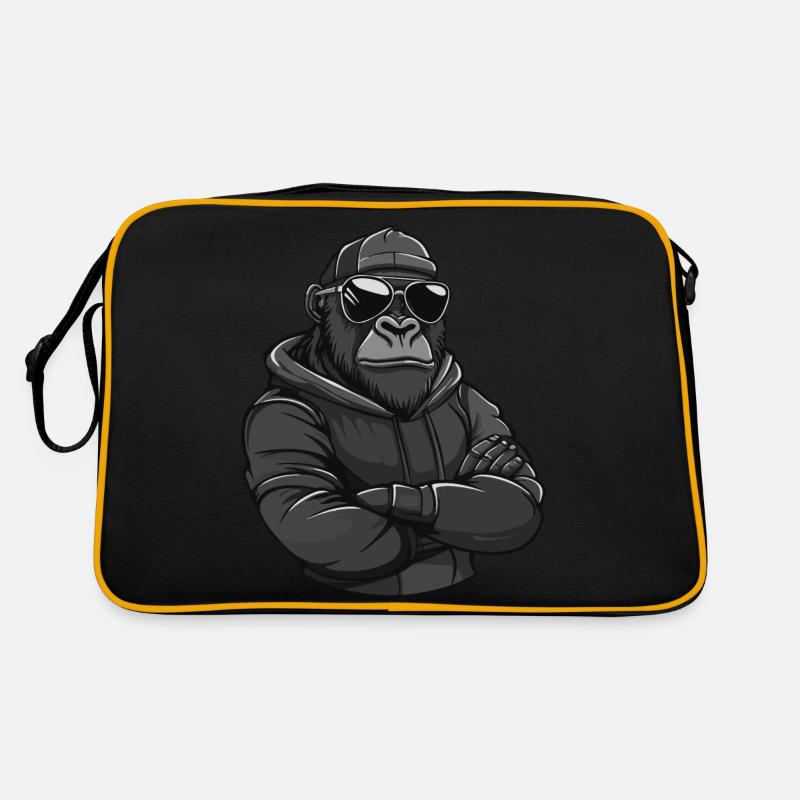 Bande dessinée Gorilla Animal Sac Retro