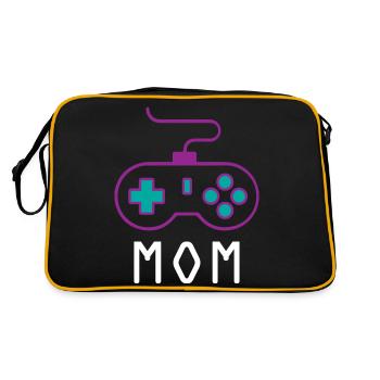 Mom Gamer - Retro Bag - black/gold - Back
