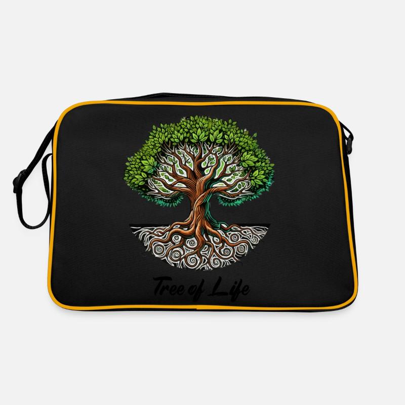 baum des lebens Retro Tasche