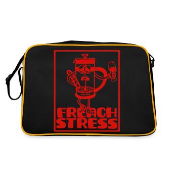 French Stress cliché français petiteToulon - Sac Retro - noir/or - Dos