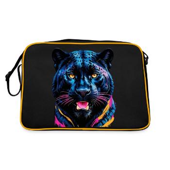 Tigre - Sac Retro - noir/or - Dos