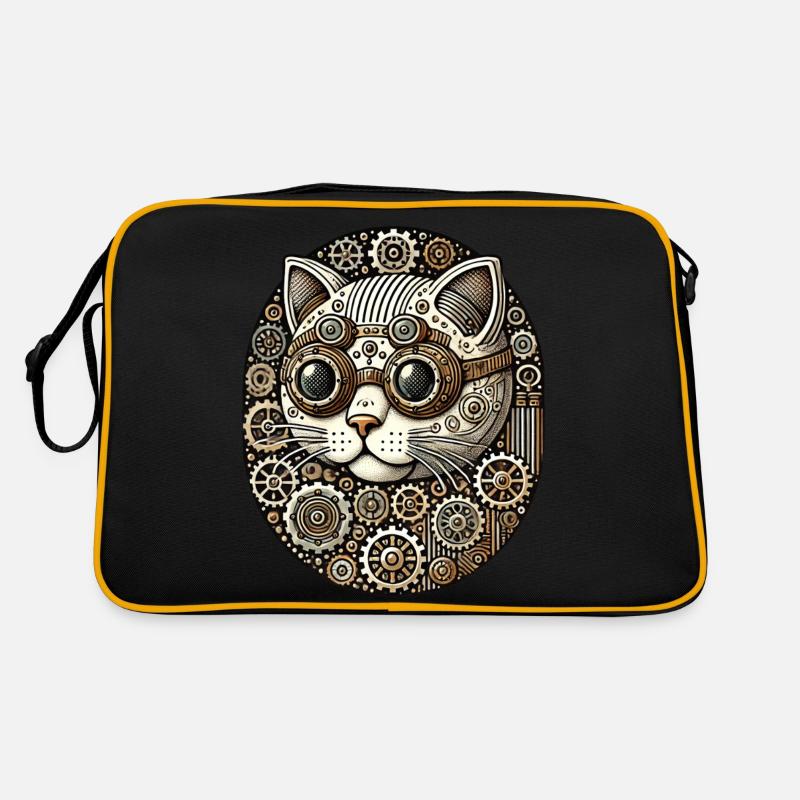 Steampunk Kitty Cat Sac Retro