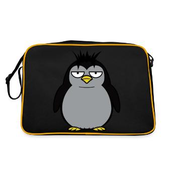 Pingwin xxl - Retro Bag - black/gold - Back