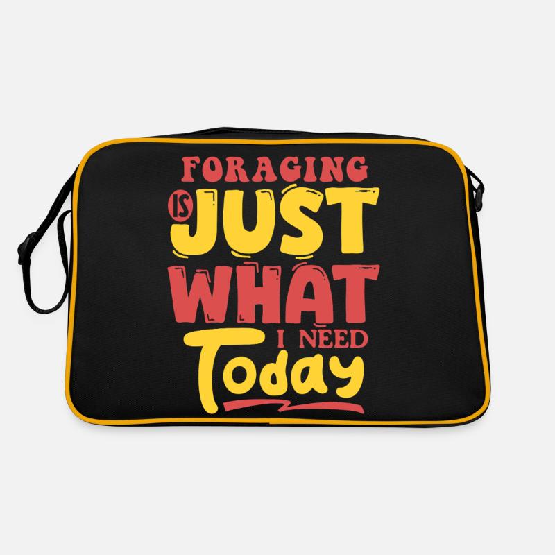 Foraging Is Just What I Need Today Retro Bag