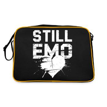 Still Emo! Emo Goth Alternative - Retro Bag - black/gold - Back