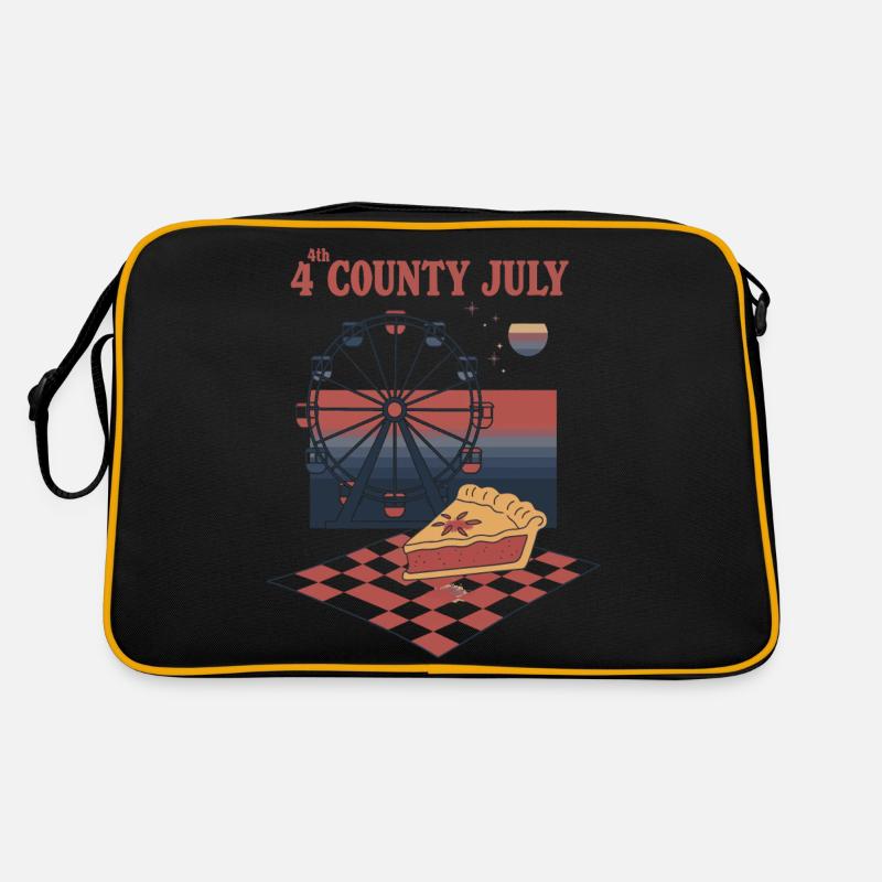 Retro 4. Juli County Fair Retro Tasche