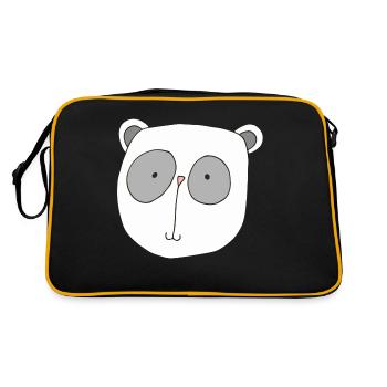 Ours Koala - Sac Retro - noir/or - Dos
