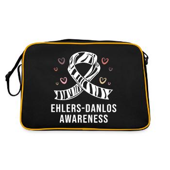 Ehlers-Danlos syndrome EDS HSD - Retro Bag - black/gold - Back