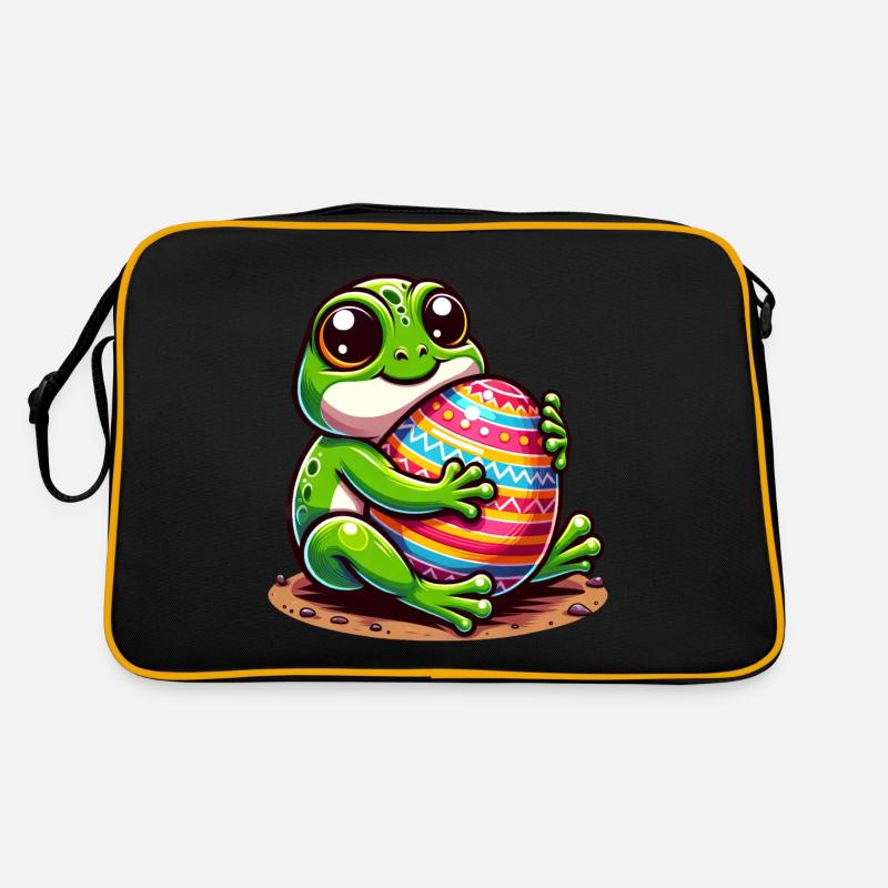 Easter Frog: Loving Embrace Retro Bag
