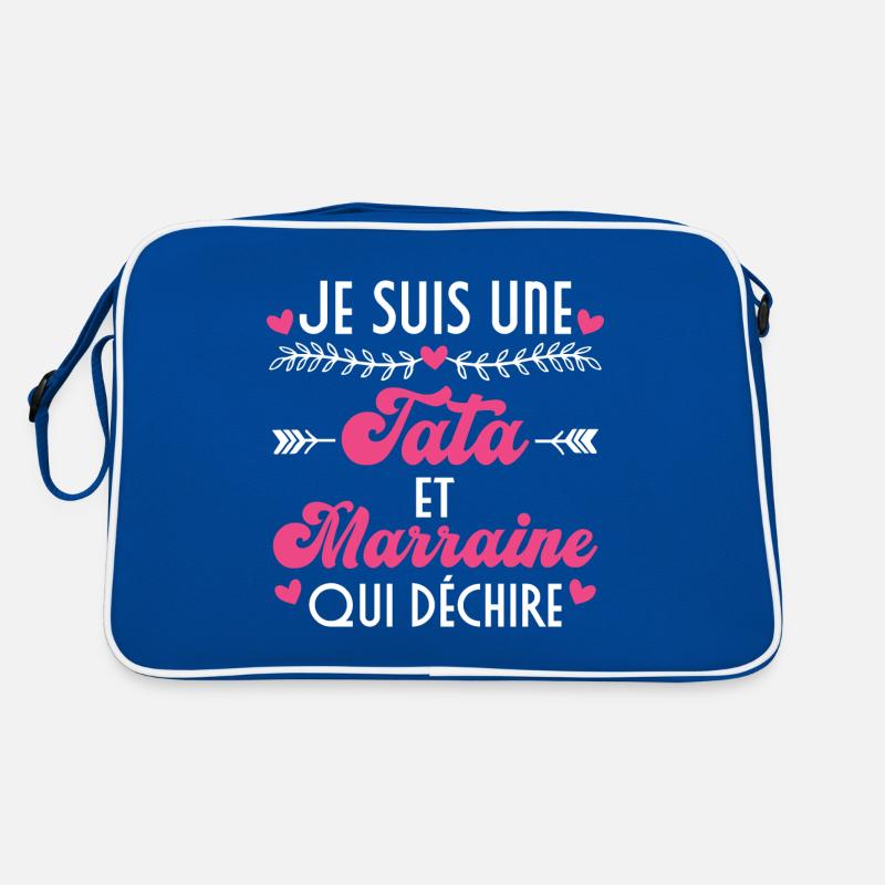 Ich bin eine Tata und eine Patin, die weint Retro Tasche