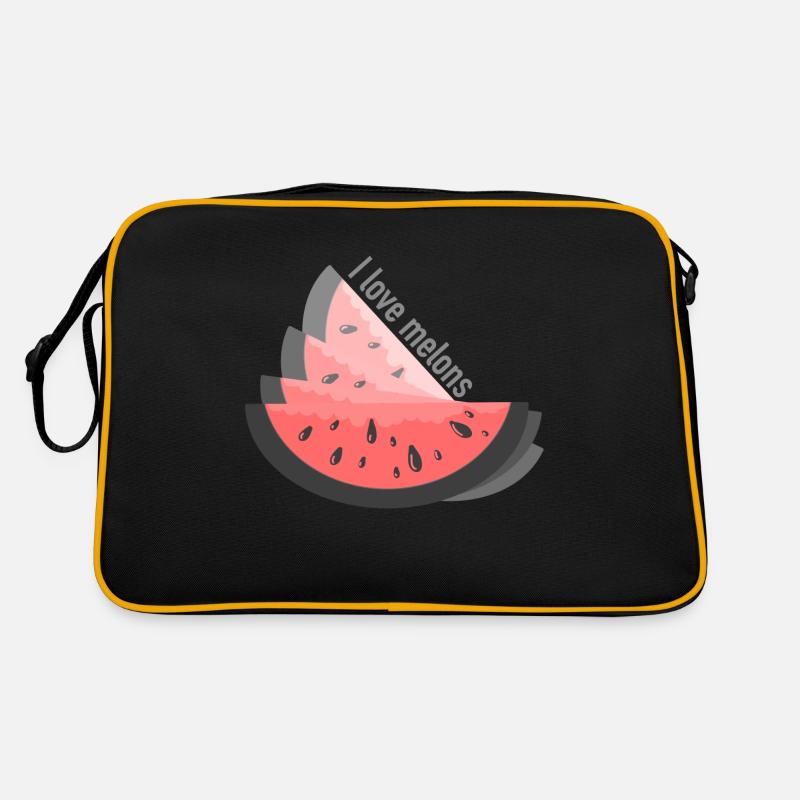 J’adore les melons Sac Retro