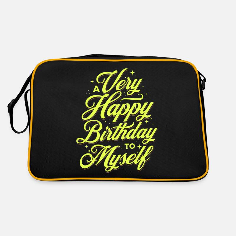 Un très joyeux anniversaire à moi-même Sac Retro