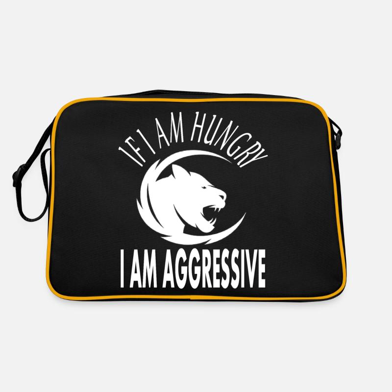 Panther Is Wild Animal Saying Gift Retro Bag