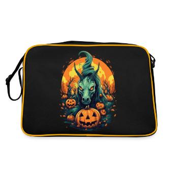 Costume d’Halloween effrayant - Sac Retro - noir/or - Dos