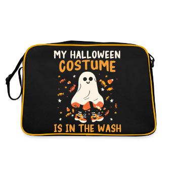 Costume d’Halloween effrayant - Sac Retro - noir/or - Dos