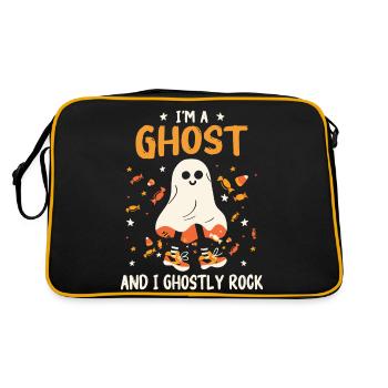 Costume d’Halloween effrayant - Sac Retro - noir/or - Dos
