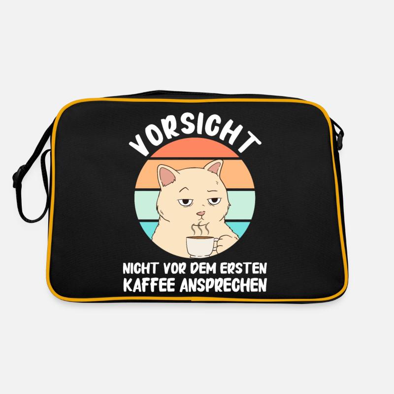 Kaffee Coffee Kaffeetrinker Kaffeeliebhaber Retro Tasche