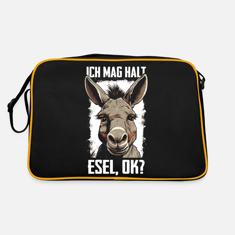 Esel Eselchen Maultier Muli Retro Tasche